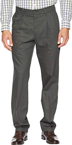 Dockers Men's Classic Fit Signature Lux Cotton Stretch Pants-Pleated (Regular and Big & Tall)