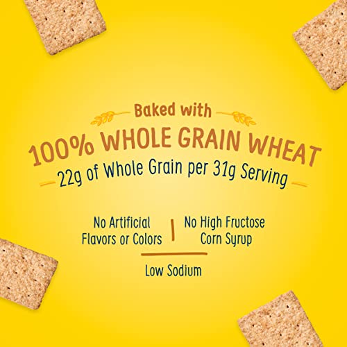 Wheat Thins Hint of Salt Low Sodium Snacks, Whole Grain Wheat Crackers, Snack Crackers, 8.5 oz