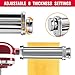 Pasta Roller for All KitchenAid Stand Mixer, Electric Dough Roller with 8 Different Thickness Adjustments, Stainless Steel Pasta Maker Attachment KitchenAid Accessories, Comes with Cleaning Brush