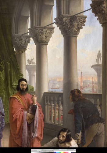 Art mural Jacopo Foscari Francesco Hayez peinture poster deco maison 60x90