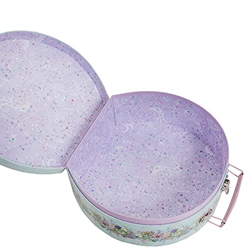 Oak Soul Decorative Storage Boxes Cardboard Suitcase – Set Of 3 Original Artwork Photo Storage Box – Retro Decor Jewelry Box For Girls – Extra Cardboard Inner Layer – Ideal For Toys, Accessories #TOP1