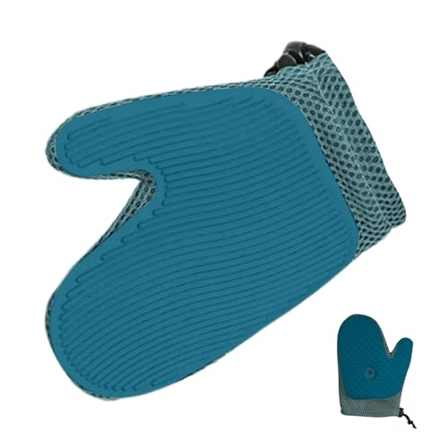 Guante de eliminación de pelo de mascotas, guantes electrostáticos para eliminar el pelo de mascotas, herramienta reutilizable de limpieza para gatos y perros, para el cuidado de la ropa de baño