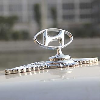 Car Front Hood Bonnet Emblem Ornament Style Suit for All The Vehicles (Hyu)