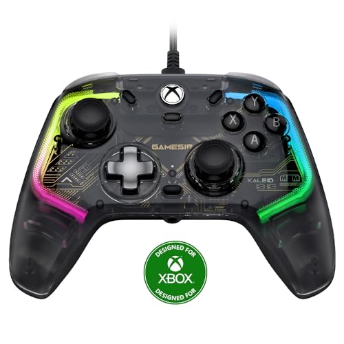 GameSir Kaleid wired controller (transparent shell)