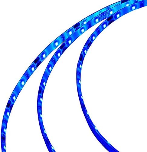 UL IP65 Water-Resistant Silicone Gel 16.4-Feet Flexible LED Strip with 300xSMD2835 12-Volt 24 Watts, White, 20155WH