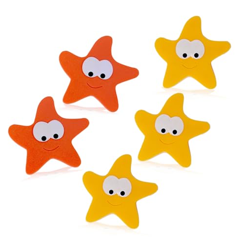 La Mejor Recopilación de Alfombrillas infantiles para baño para comprar online. 45 1 juego de 5 alfombrillas antideslizantes para tina, mini alfombrilla de PVC con ventosas, pegatinas de piso para baño, ducha, baño (estrellas de mar de dibujos animados)