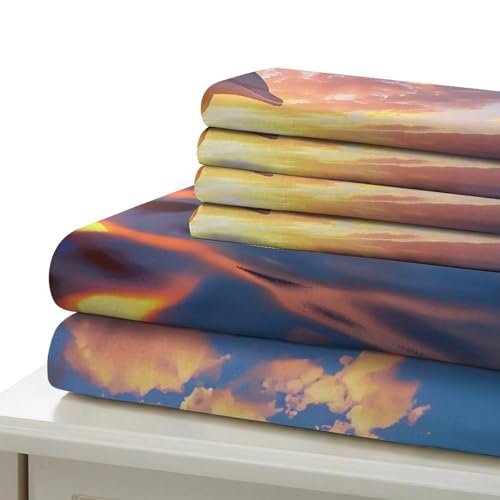 Housse de couette dauphin 220x240 cm en microfibre imprimée 3D