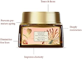 Forest Essentials Night Cream with Date & Litchi | Anti Ageing Face Moisturiser for Normal to Dry Skin | Ayurvedic Cream to Firm & Tone