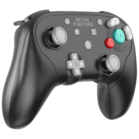 Retro Fighters BattlerGC Wireless Controller - Gamecube, Game Boy Player, Switch & PC Compatible (Black) Cover