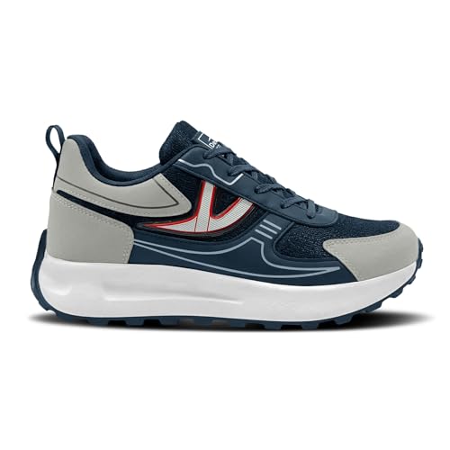 Image of BRUTON Nexor-606 Men's Casual Sneakers | Stylish Lightweight Lace-Up Shoes for Men | Comfortable Walking Shoes | Trendy Fashion Footwear