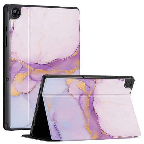 Image of CoBak Case for Samsung Galaxy Tab A11+ Plus 11 inch 2025, Multi-Viewing Angles, All New PU Leather Folio Stand Cover with Auto Sleep Wake Feature for Samsung Galaxy Tab A11+ Tablet 11-inch, Amethyst Veins