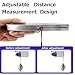 Retractable Plumb Bob With 19.7ft String, Magnetic Retractable Plumb Bob Construction Tools, Automatically Stretch Line Quickly Stabilize Plumb Bob Tool, Plumb Bob Reel Retractable
