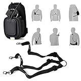 HYS Two Way Radio Case Multi-Functional Adjustable Shoulder Strap Pouch Compatible for Motorola Kenwood Midland Icom Yaesu Baofeng UV-5R Walkie Talkie - Image 6