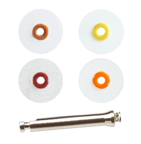 Image of Dental Composite Resin Polishing Disc P12 4.0 Extra Thin Polishe Wheels Diamond Impregnated Polishing System 12.5mm Wheel Sanding Finishing Grinding Lab Tool 41Pcs