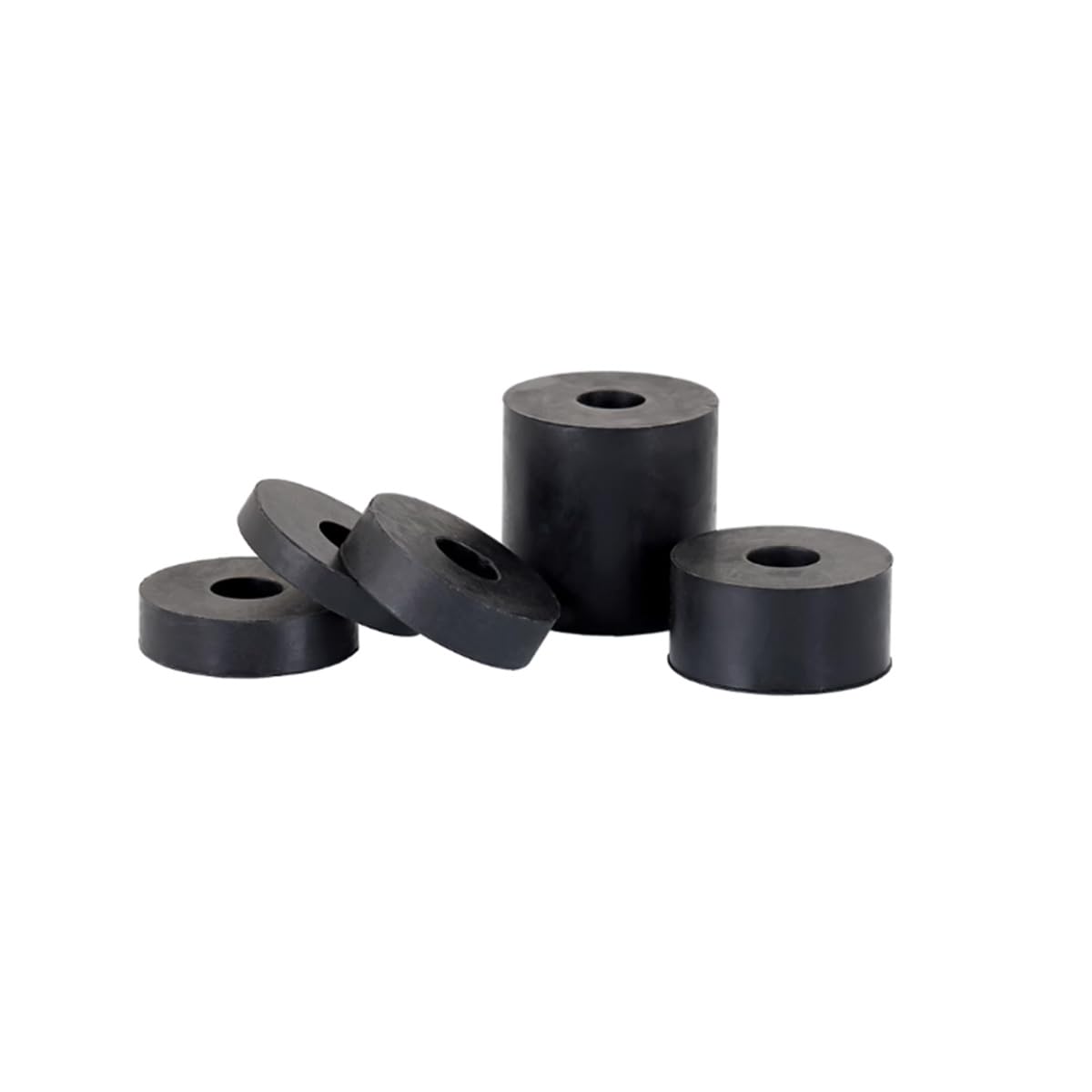 Junta de silicona, arandela plana, 10 arandelas de goma, arandelas circulares de goma amortiguadoras, bloque de almohadilla de goma engrosado for unidad externa de aire acondicionado(10X35X8mm)
