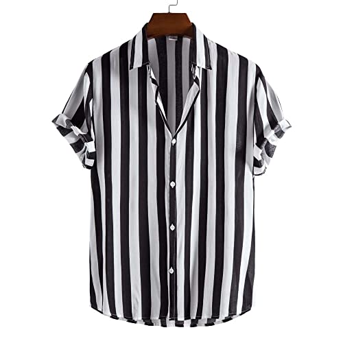 Chemise Aloha de fête pour homme qui masque la transpiration