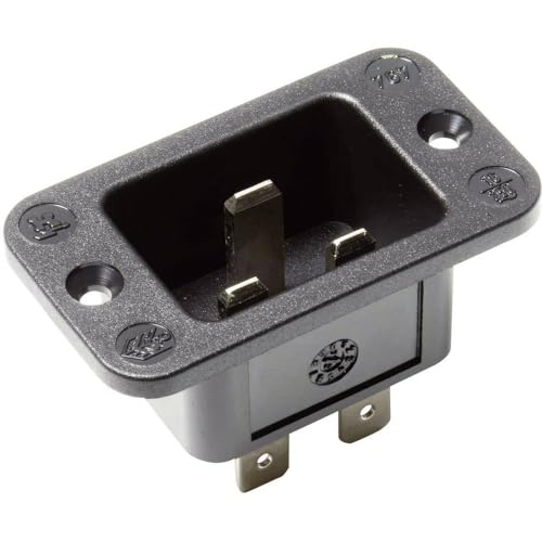 Kaiser 767/63/sw/C cold device connector 767 plug, vertical installation, total number of poles: 2 + PE 16 A