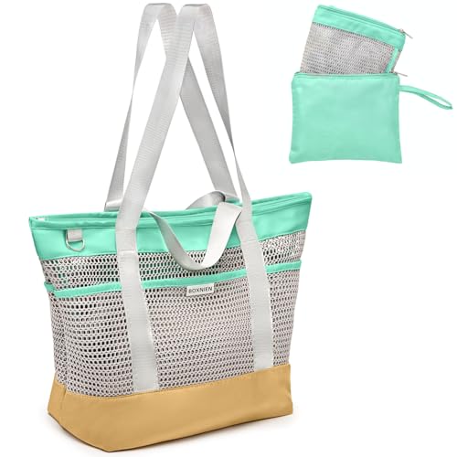 BOXNIEN Mesh Beach Bag