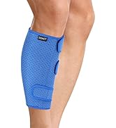 Zyyini Bandage de mollet en fibre musculaire déchirée, bandage de mollet réglable, compression de soutien du mollet réglable...