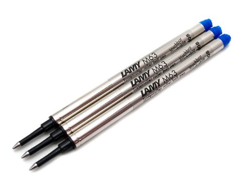 (���~�[) LAMY ���[���[�{�[���֐c (�T�t�@���E�A���X�^�[�E�X�e���f�B�I�E���~�[2000 �p) �u���[ LM63BL (3�{�Z�b�g) �k���K�A���i�l