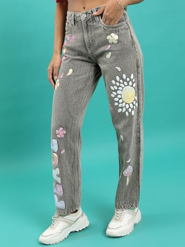 Image of Tokyo Talkies Women's Dad Fit Regular Jeans| High-Rise| Jeans Pant
