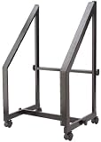 Stagg MRS-A13/7U Fester 19 Zoll / 13U + 7U Rack Trolley für Power Amps & Mixer, Schwarz