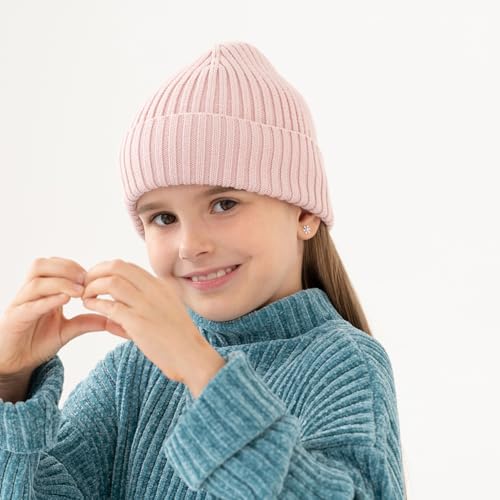 925 Sterling Silver Icy Snowflake Screw Back Earrings For Little Girls - Fun Holiday Screw Back Earrings - Festive Christmas Screw Back Earrings For Kids2