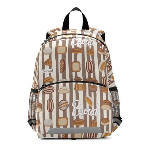 Brown Bread kids kindergarten backpack chest clip books bag for 3-4 year old mochila para ni?os de 5 a?os