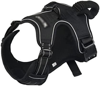 WALNUTA Reflective Dog Sling Medium Large Dog Sling Oxford Cloth Night Out Walking The Dog Leash Adjustable Collar (Color : C, Size : L)