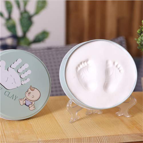 Baby Ornament Keepsake Kit - Handprint & Footprint Clay Casting Kit - Unique Baby Shower for Newborn Boys and Girls - Personalized Registry, Nursery Decor