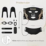 LED Light Therapy Mask Skin Care Mask & Neck, Red & Infrared Lights Masks Wavelength LED Face Mask Light Therapy for Home Use（Advanced Black） - Image 5