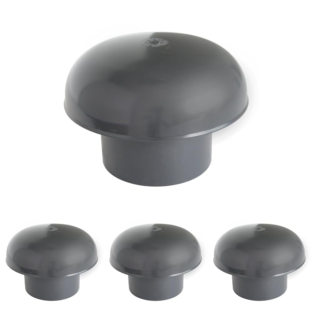 Chapeau de ventilation 100mm évite les odeurs et protège le toit x4