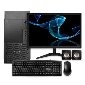 PC CPU Completo Mancer, Intel Core I5, 8GB De Memória Ram, SSD 240GB + Monitor 17"