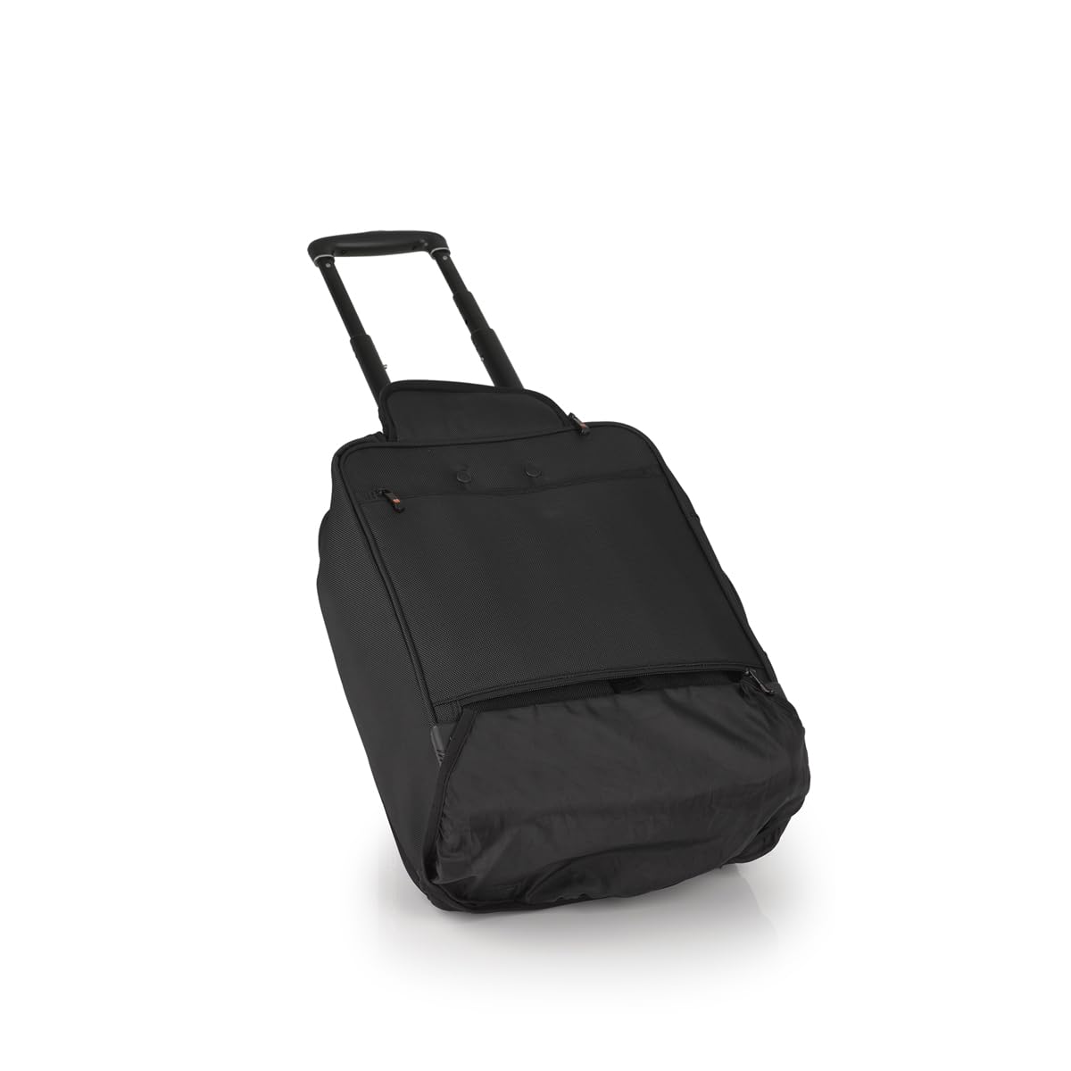 Gabol - Mochila Maletín con Ruedas con Compartimento para Portátil 15,6" Pilots - 2 Ruedas, Forro Protector y Organizador Interno - Diseño Español en Poliéster Libre de PVC - Negro