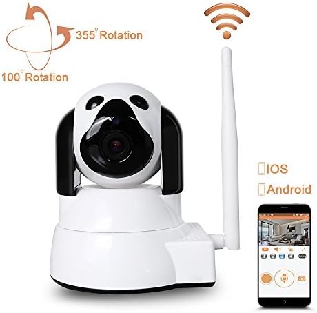 Dome Camera Wireless Security Camera LXMIMI HD 720P WiFi Baby Cam Pet Monitor Pan/Tilt with Motion Detection Two-Way Night Vision and Motion Detection wireless IP Camera Wifi 2.4 GHz