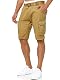Cargo-Shorts Herren von Indicode Monroe in Camouflage-Optik
