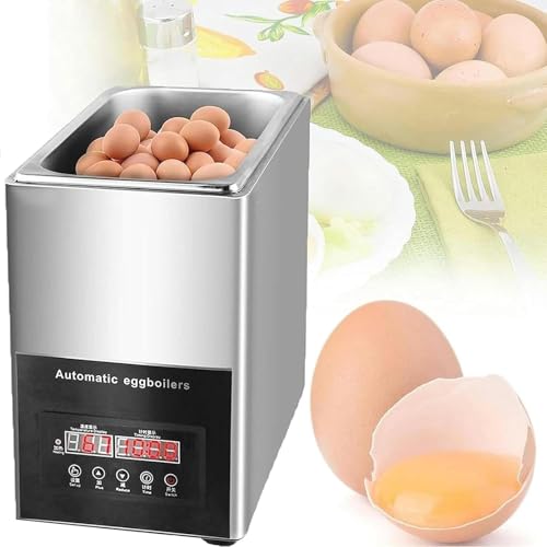 Generic Commercial Egg Boiler, 50 Egg Capacity, 9L Large Capacity, Stainless Steel, Egg Steamer with Timer, 099 Minutes, Restaurant Use