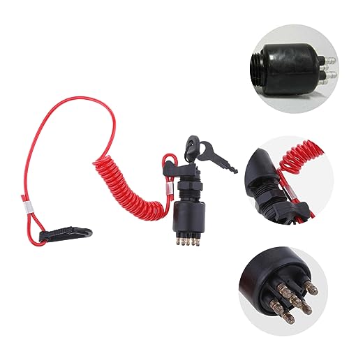 Kit con cordón arranque con llave para barco interruptor ULTECHNOVO 4