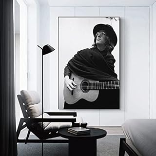 John Lennon Poster pour décoration murale, impression sur toile pour maison, salle de bain, chambre, bureau, salon… - Les Beatles, Paul McCartney, John Lennon, RIngo Starr, George Harrison John Lennon Poster pour décoration murale, impression sur toile pour maison, salle de bain, chambre, bureau, salon… – Image 3