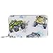 Produktbild Damen-Geldbörse mit Reißverschluss und Handy-Kupplung, Cartoon-Monster-Trucks, Off-Road-Reisegeldbörse, Leder, Clutch, Kartenhalter, Organizer