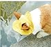 Selena Dog Hat Sun Protection Puppy Fisherman Hat Cute Cat Kitten Costume Kawaii Pet Apparel (Large,Yellow)