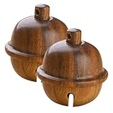 GREENADSCAPE 2stücke Glocken Anhänger DIY Schlüsselanhänger Und Halskette Kleine Geschnitzte Aroma Flasche Für Kreative Bastelprojekte Für Und Dekoration