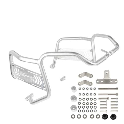 Pare-chocs moto TRK 702 barre de protection moteur supérieure et inférieure en acier inoxydable