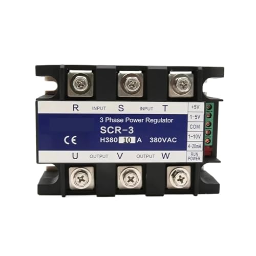 Régulateur de tension triphasé 380V module SCR 10A pour signal 4-20mA et 1-10V