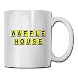 11oz Coffee Cup Waffle House Funny Coffee Mug,Ceramic Mug Tea Cup For Office/Home,Funny Novelty...