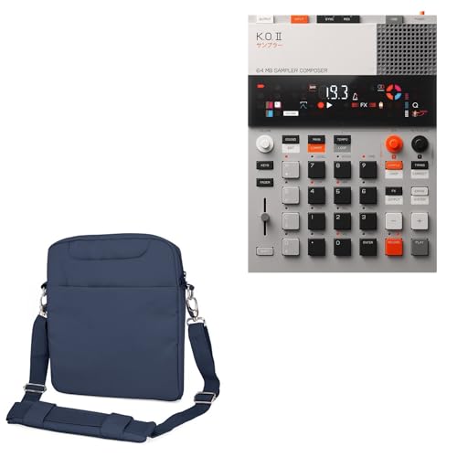 BoxWave Case Compatible with Teenage Engineering EPâ€“133 K.O. II - Encompass Urban Bag, Over Shoulder Messenger Straps Handle Bag Pockets - Navy