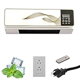 Climafy Air Conditioner,Portable Air Conditioner Split Max,Fast Cooling & Heating,No Install,Wall Mounted Air Conditioner with Remote Control for Home, Office(White,US Standard 110V)