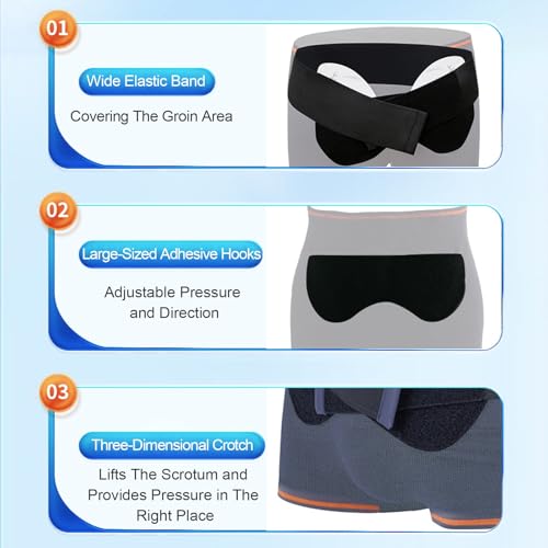 Faja lumbar para hernia XXL con soporte de silicona miniatura 6