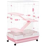PawHut 4-Level Small Animal Cage