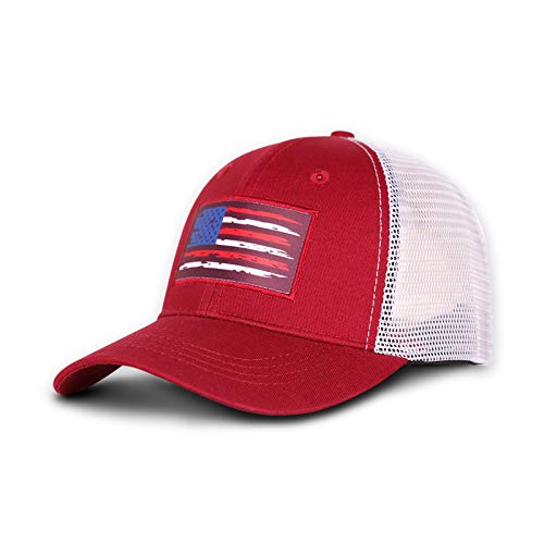 Embroidery American Flag Tactical Hat,Thin Blue Line Baseball Hats,Men's Trucker USA Hats Daily use and Gifts